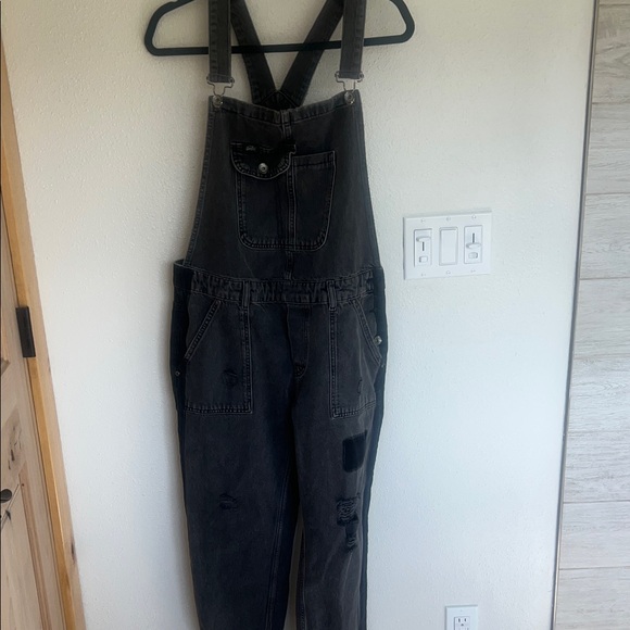Superdry Denim - Superdry Black Denim Overalls Size 10